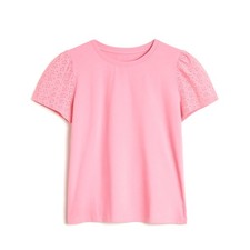 Women's solid T-shirt with short sleeves