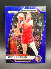 2024 Prizm Katie Lou Samuelson BLUE VELOCITY SP #128 Indiana Fever WNBA Panini