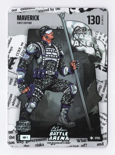 Bo Jackson Battle Arena #HBF-1 Flagg `Maverick` RC Headlines Battlefoil Steel