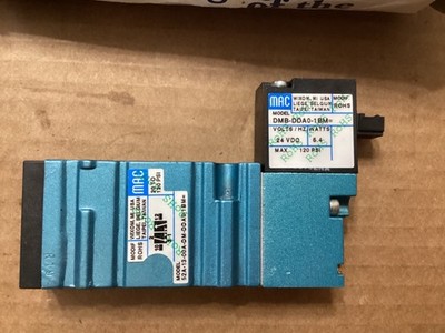 Mac Valves Solenoid Valve DMB-DDA0-1BM 24 VDC 5.4 Watts 120 PSI
