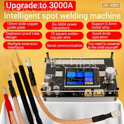 ZK-XW2 Spot Welder Control Board Dual Pulse ZK-BT Bluetooth Module Soldering Pen