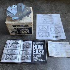 StarPlate Building System 11 Piece Manual Template Complete Chicken Coop Gazebo