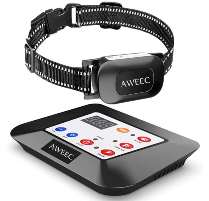 , 2-in-1 Electric Dog Fence & Training Collar With Remote,..