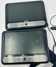 RCA DRC6296 Black Twin Mobile DVD Players 9 Inch LCD Screens Untested
