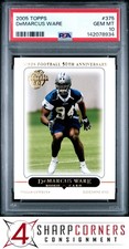 2005 TOPPS #375 DeMARCUS WARE RC COWBOYS HOF PSA 10