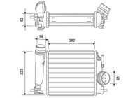 LadeluftküHler Valeo 822941 Aluminium FüR Renault Megane 4 LVA K9A B9A Kadjar 2