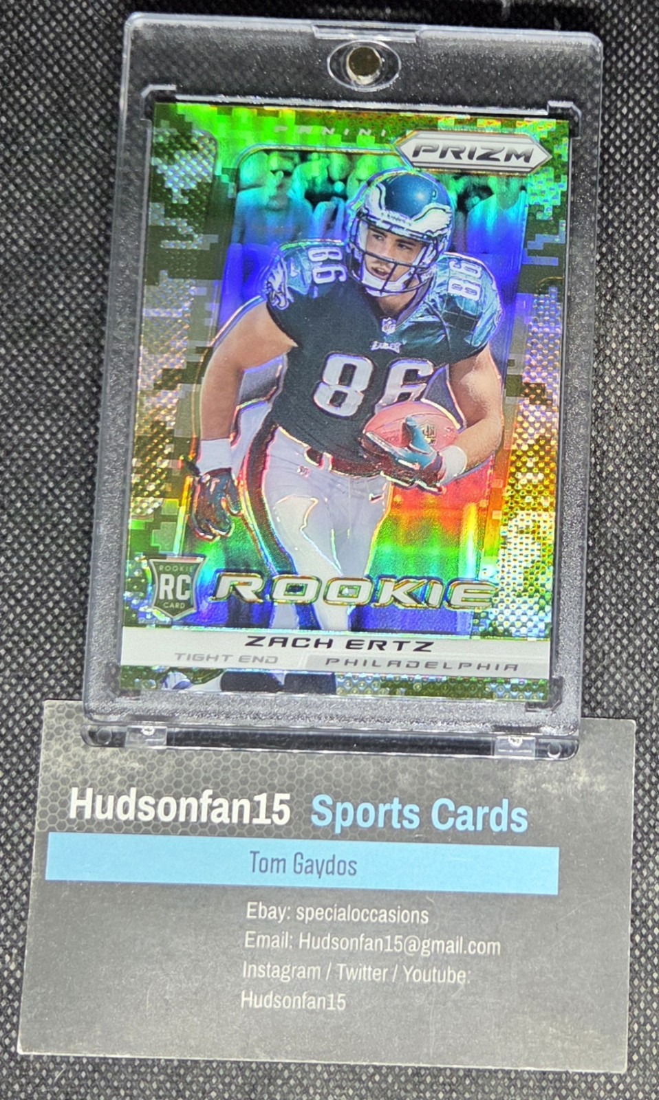 Zach Ertz 2013 Panini Prizm #300 Rookie Prizms Camouflage Philadelphia Eagles