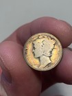 1926-D Silver Mercury Dime, Colorful Rainbow Album Toning — photo 6