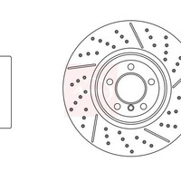 Bmw 3Er F30 F80 2011-2018 Bremsscheibe Vorne (Einzel) DSK3106