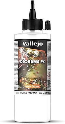 Vallejo Still Water Water Effect (200ml Bottle) - Model Railroad Mold Accessory