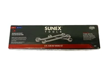 Sunex 9pc Flare Nut Wrenches SAE METRIC Tools Standard MM Set 9809A