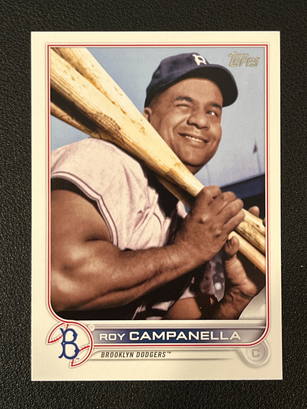 Roy Campanella 2022 Topps Update Series SP Image Variation Dodgers US245