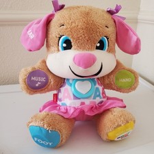 Fisher-Price Laugh Learn Smart Stages Sis Puppy Dog Plush Musical Toy FDF22
