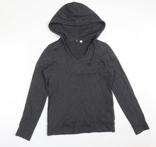 Womens UK Size S Preworn Grey Pullover Sweatshirt