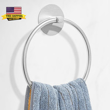 Nickel Brushed Bathroom Towel Ring - SUS304 Stainless Steel Bathroom Towel Rack,