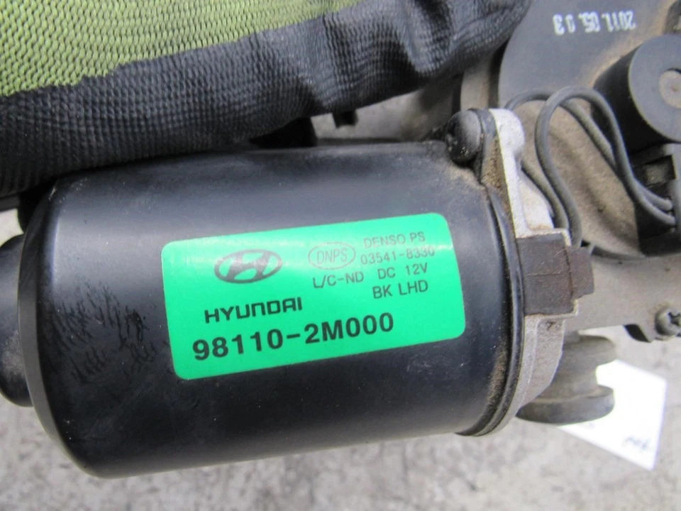 2016 Hyundai Genesis coupe front windshield wiper motor linkage transmission - Изображение 4 из 4