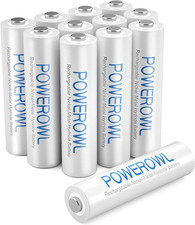 12 X AAA Rechargeable Batteries 1.2V for Cordless Phones, 1000Mah Nimh Rechar... 1.45 per battery