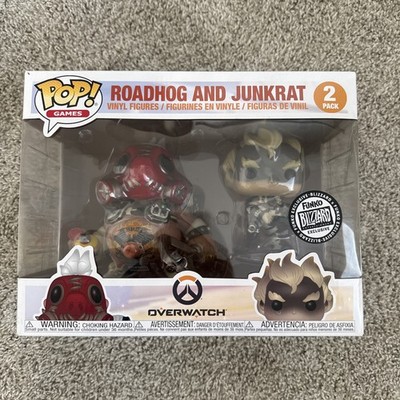Funko Pop Overwatch Blizzard Exclusive Roadhog and Junkrat 2 Pack