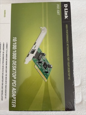 D-Link DGE-530T PCI Gigabit Ethernet Desktop Adapter 10/100/1000 W Box (ㅅ)