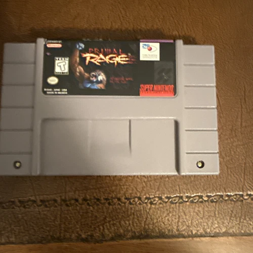 Primal Rage (Super Nintendo Entertainment System, 1995) SNES Authentic Tested