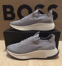 BOSS Sneakers, Mod. TTNM EVO_Slon_knrsd, Gr. 41 / UK 7 / US 8, Open Grey