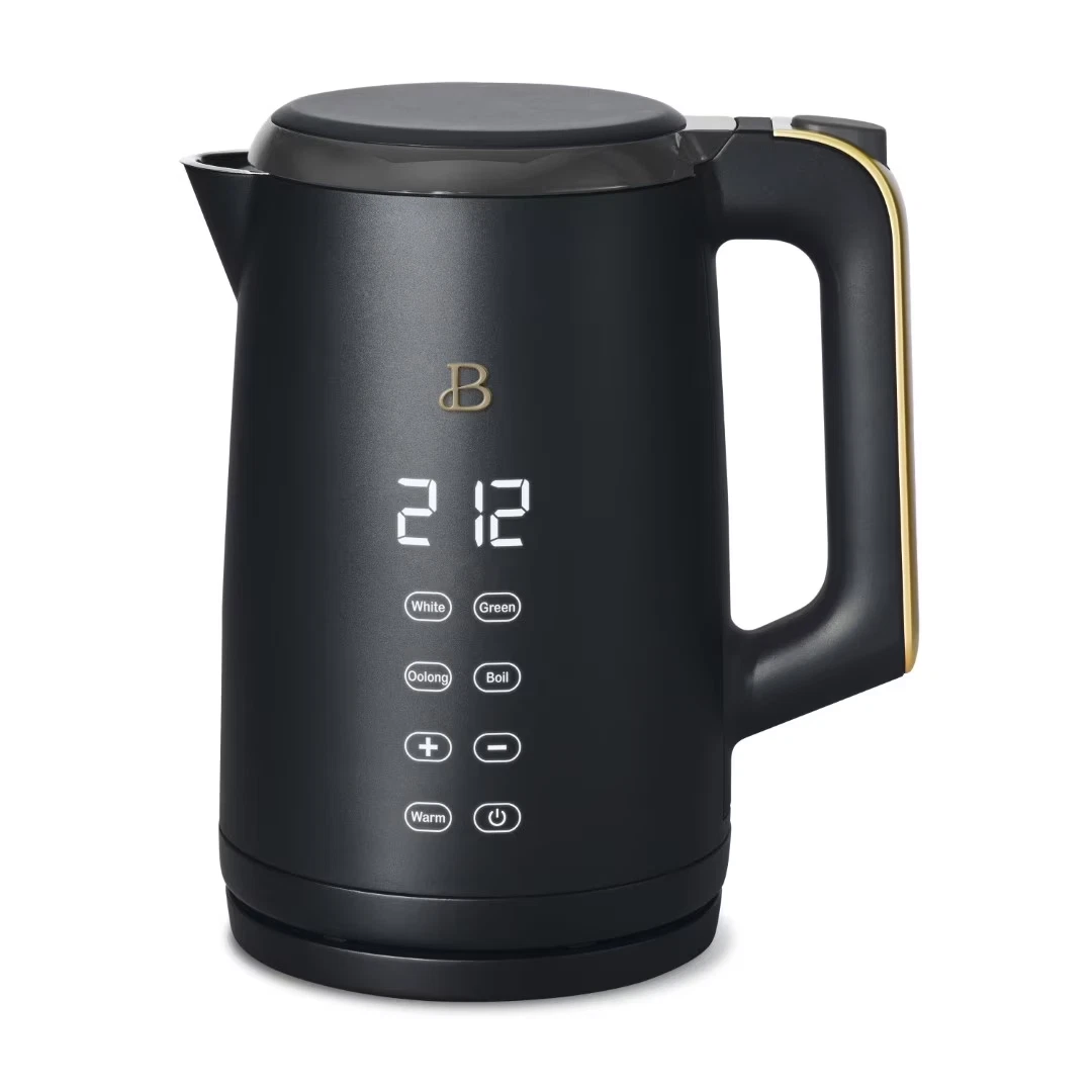 1.7L Electric Kettle 1500W Black Sesame by Drew Barrymore, One-Touch