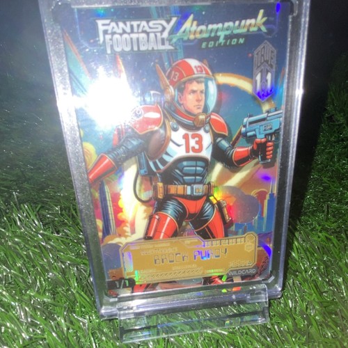 Wild Card Fantasy Football Atompunk Edition Brock Purdy True 1/1 One of ...