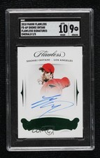 2018 Panini Flawless Signatures Emerald 2/5 Shohei Ohtani SGC 9 MINT Auto 15q9