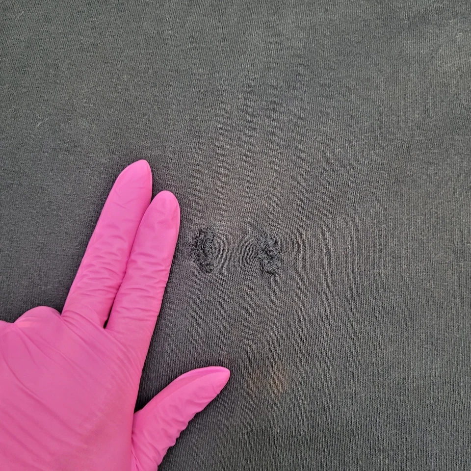 Camisa alada Fiery Skull Skeleton XL 24x29 negra descolorida Foto 3 de 4