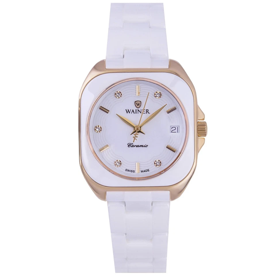 Reloj Pulsera Mujer Wainer Swiss Made WA.18070-F Cerámica Foto 3 de 3