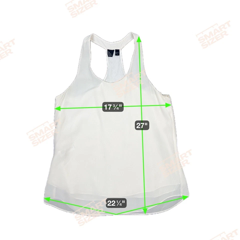 Camiseta sin mangas Eileen Fisher para mujer talla pequeña crema forrada de seda minimalista de lujo Foto 3 de 4