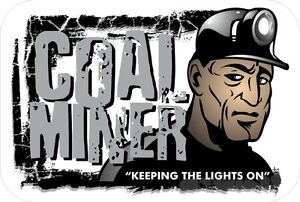 3-Coal-Miner-Keeping-the-Lights-on-Hard-Hat-Stickers-034-Sons-of-Coal-034-H559