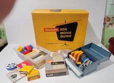 Vtg Photography Lot of Various 8m movie film, slides,Dejur 8mm camera,etc.