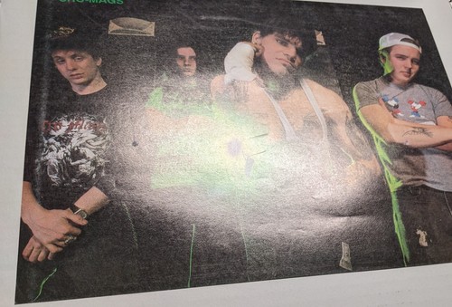 CRO-MAGS/JOHN JOSEPH/REVISTA DE LA BANDA 1989 PÁGINA COMPLETA PINUP RECORTE DE PÓSTER - Imagen 3 de 3