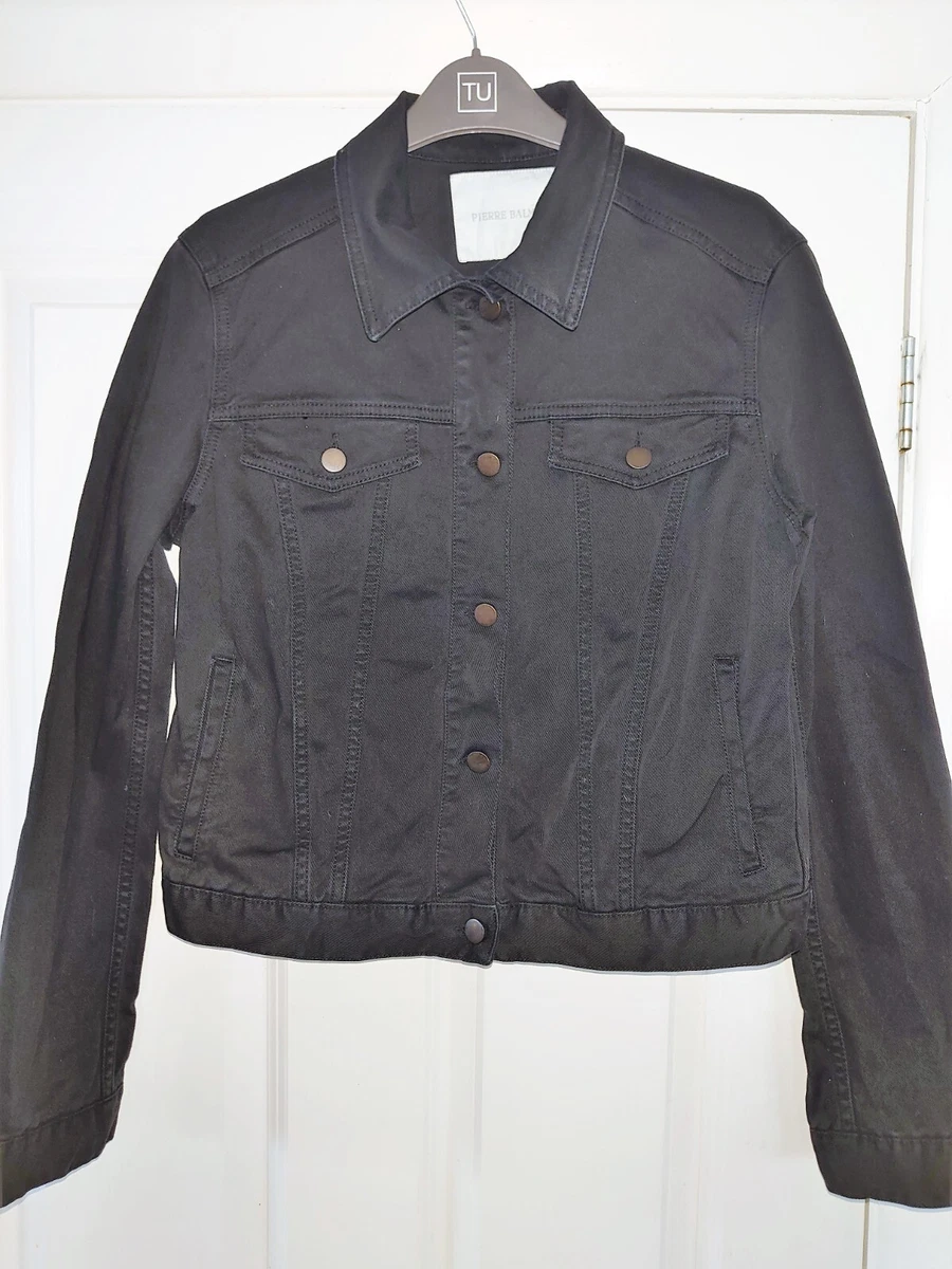 Balmain black shop denim jacket