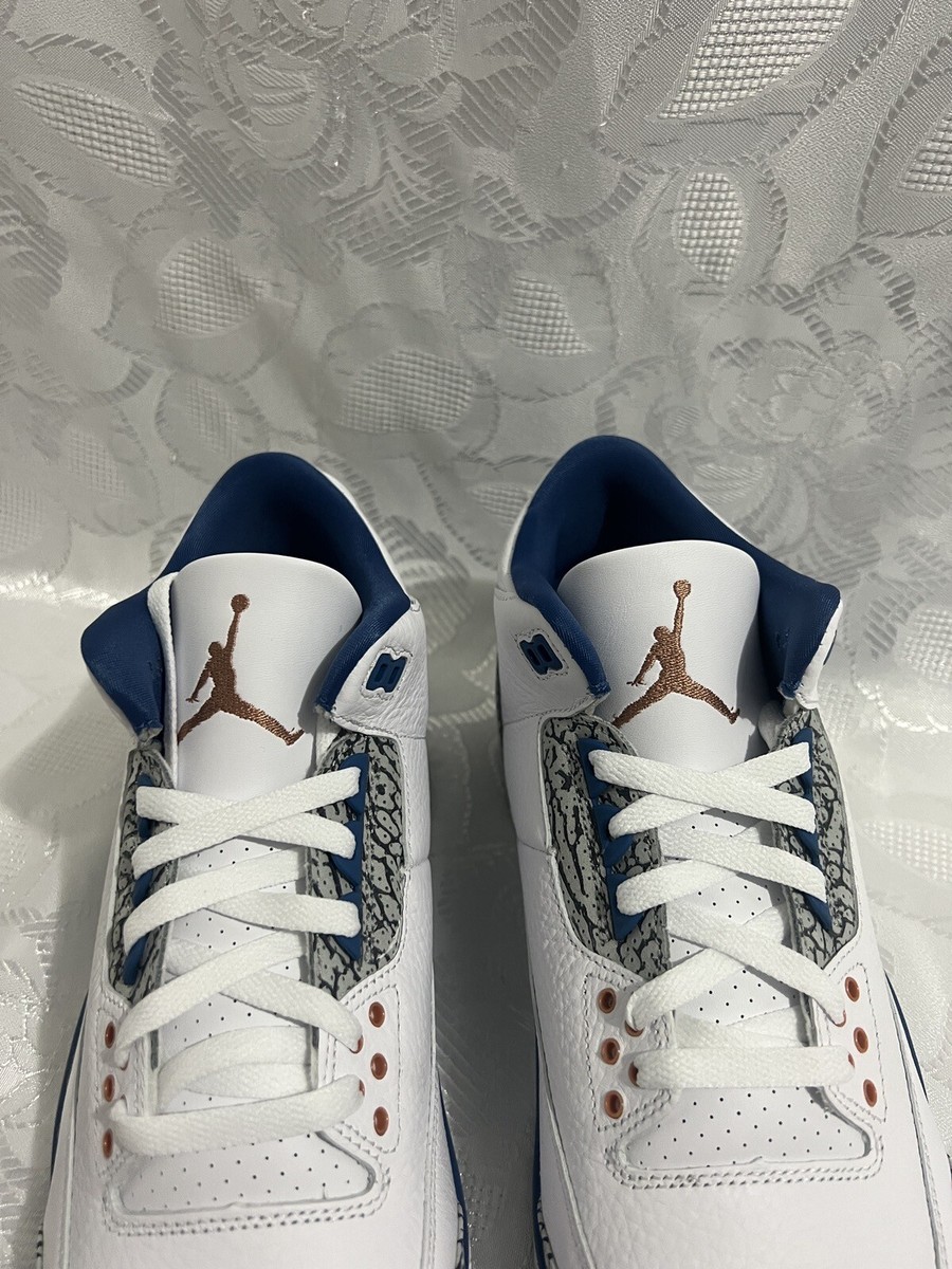 AIR JORDAN 3 RETRO WIZARDS SZ 11 METALLIC COPPER CT8532 148 TRUE