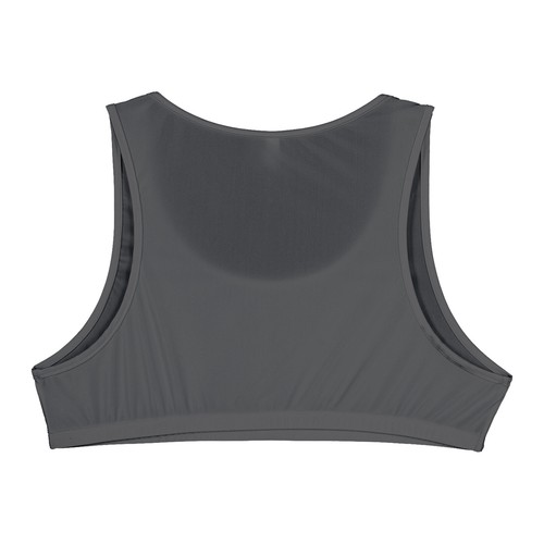 Canotta reggiseno uomo smanicata schiena a Y muscoli mezza crop top fitness palestra sport - Foto 77 di 93