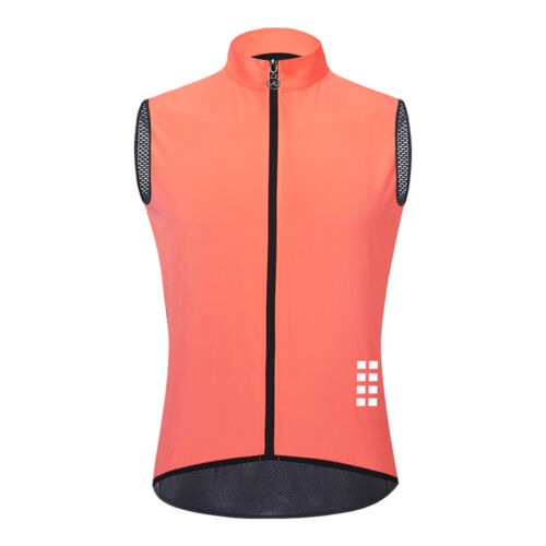 MTB Bike Gilet Breathable Cycling Vest Full Zip Sleeveless Jersey Lightwieght - Picture 11 of 13