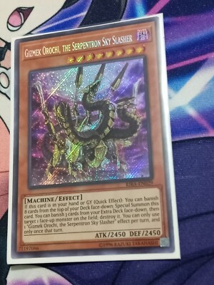 Yu-Gi-Oh Gizmek Orochi, The Serpentron Sky Slasher Secret Rare RIRA EN029  Unl. | eBay
