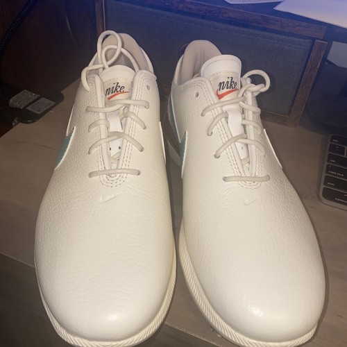 Scarpe da golf Nike Air Zoom Victory Tour 2 bianche da uomo punte DM9930-141 taglia 8 NUOVE
