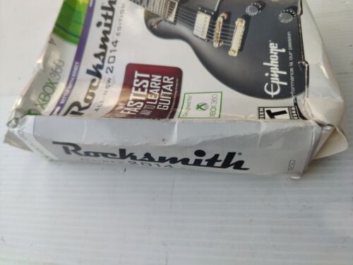 X Box 360 Rocksmith 2014 All-New Edition Sealed in Box! Box is Damaged! READ - Picture 3 of 10