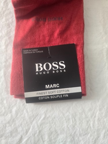 Rote Herrensocken Hugo Boss Marc Farben über die Wade Größe 7-13 - Bild 2 von 2