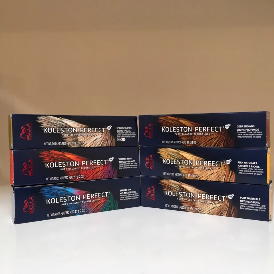 Crema de color de cabello permanente Wella Koleston Perfect Me+ 2 oz tu eliges Foto 2 de 4