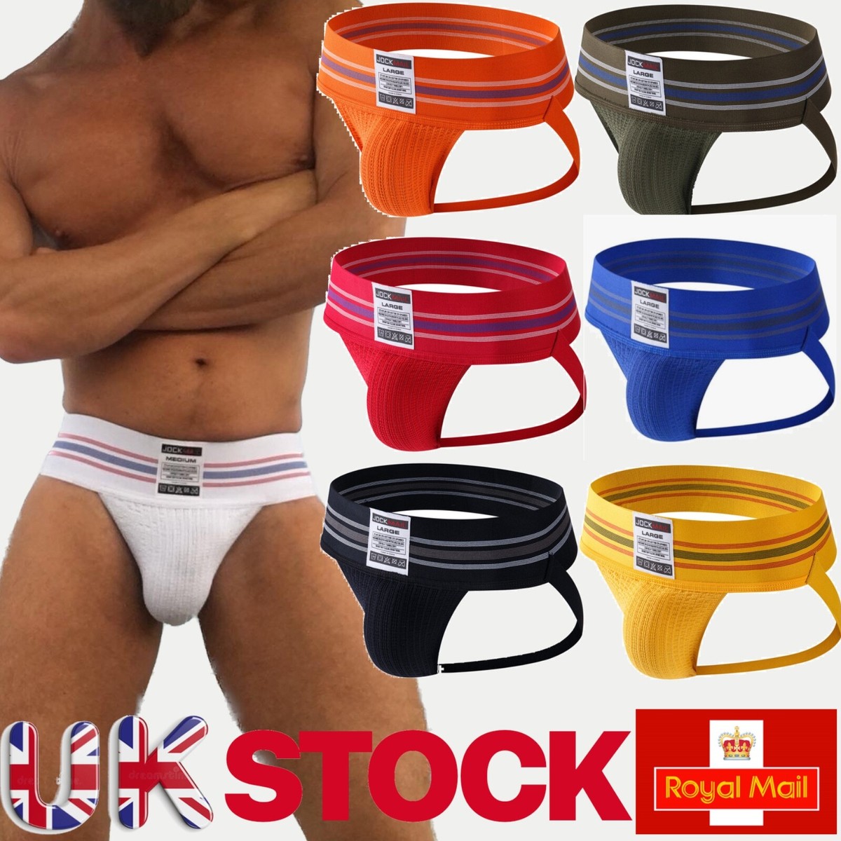 Jockstrap JOCKMAIL Taille Medium - Marron - Neuf Jamais Porté - Pour Homme Bien Pourvu