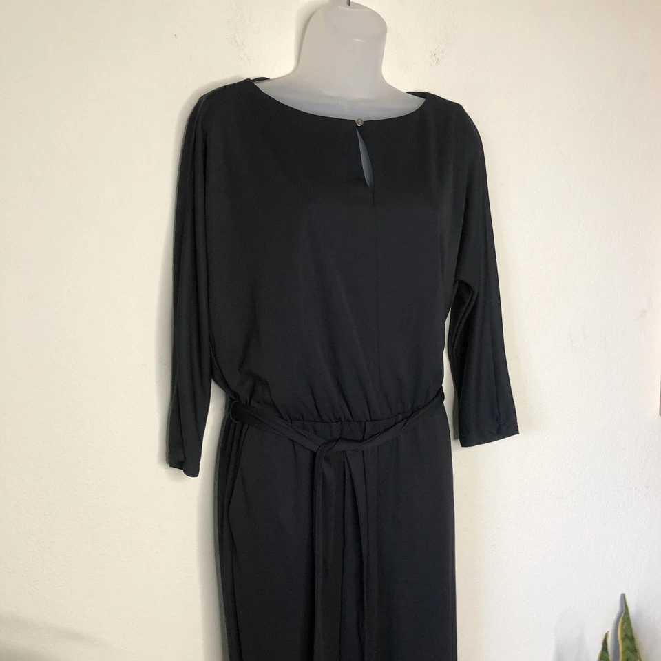 Mono Lauren Ralph Lauren Para Mujer Talla Pequeña Negro Manga Larga Nuevo Con Etiquetas Nuevo Foto 3 de 4