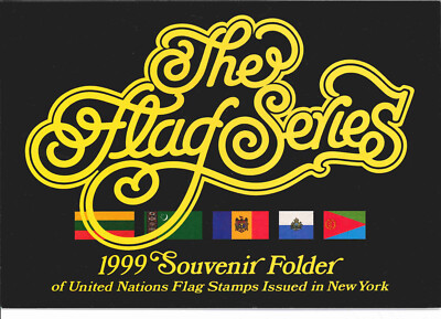 United Nations New York 1999 Flag Stamp w/souvenir folder | eBay