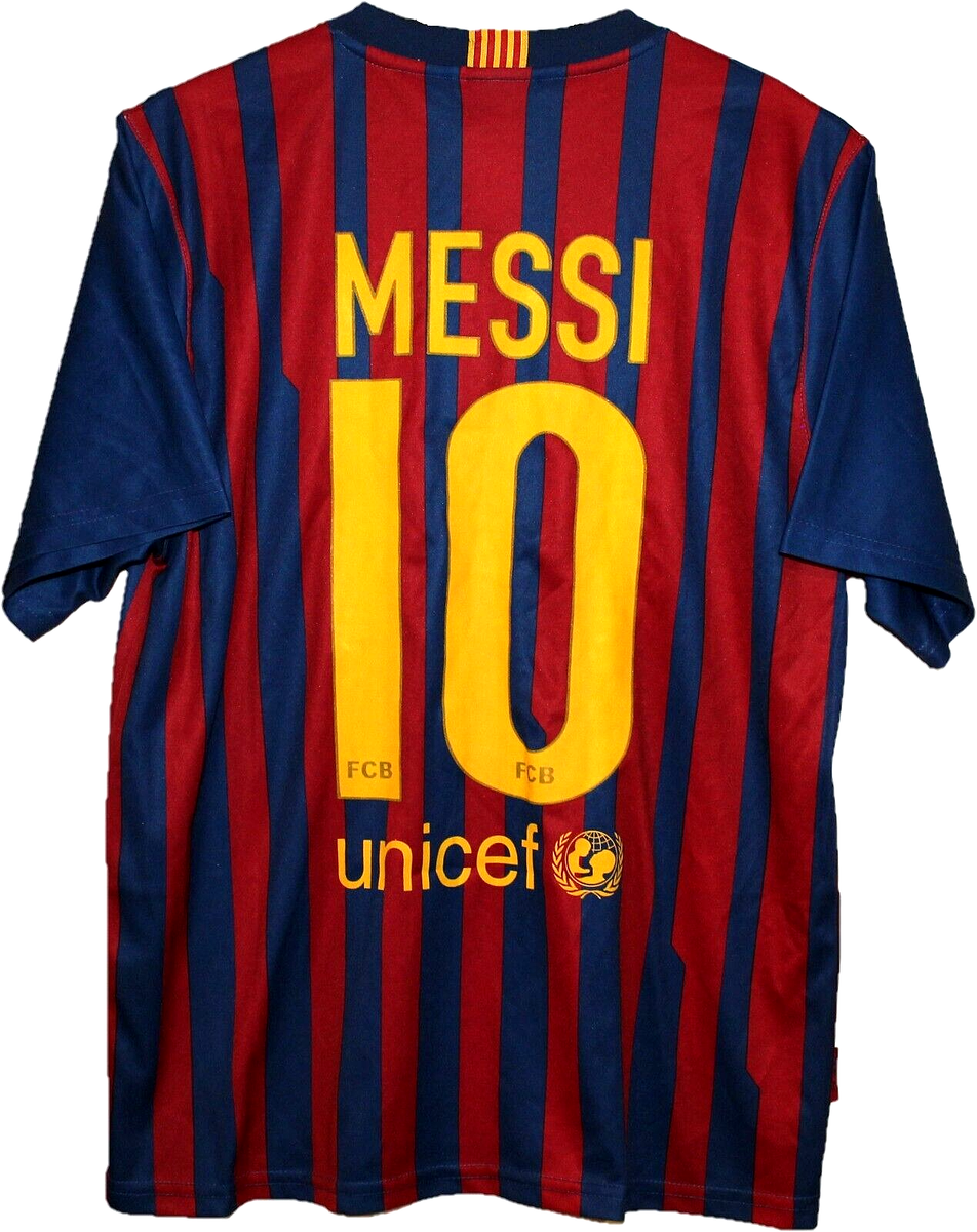 10 MESSI BARCELONA 2011 Football SHIRT Jersey size M TEAM PRODUCT