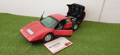 FERRARI 512 BB rouge échelle 1/18 fabrica CHRONO voiture miniature