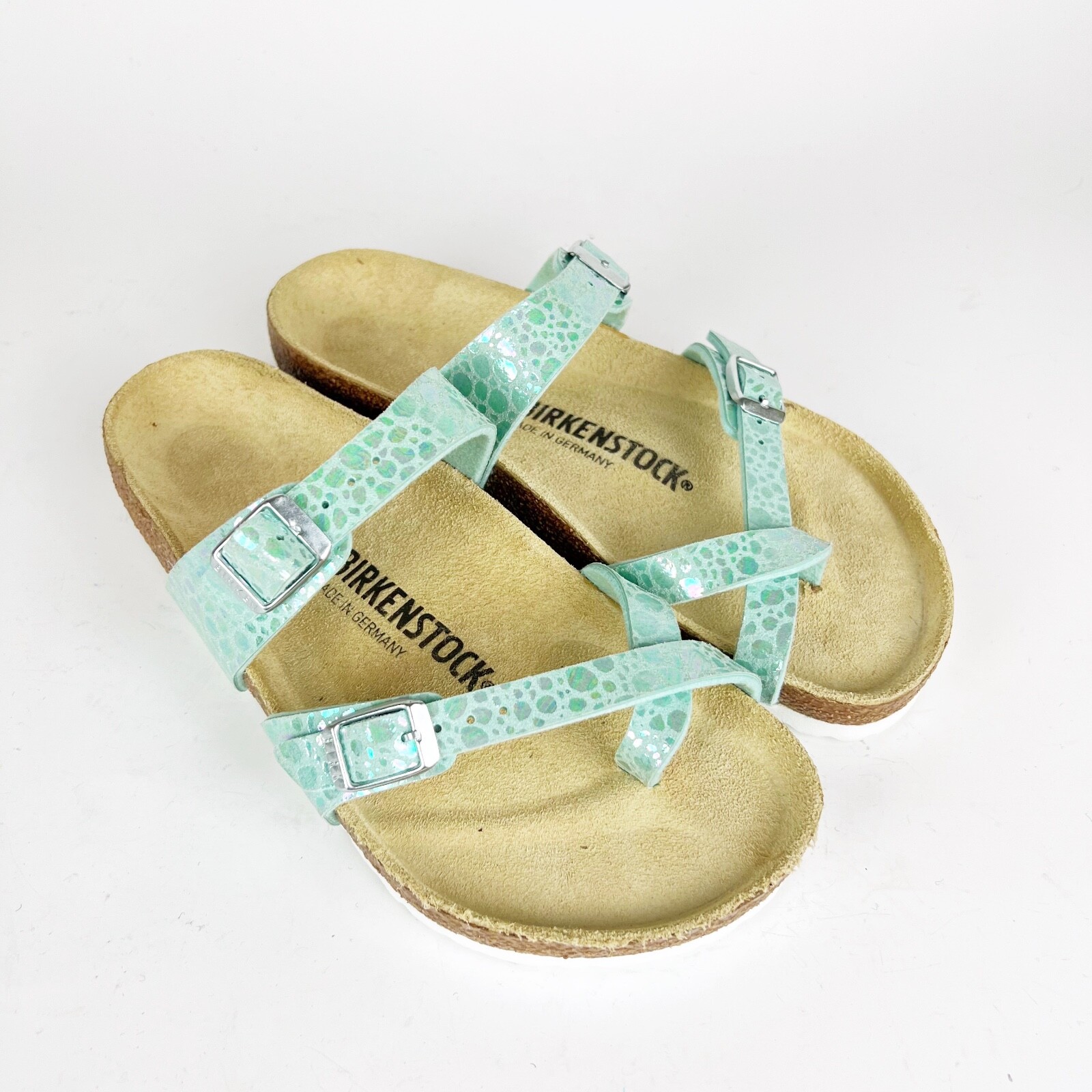 mayari birkenstock metallic stones