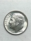 1958 D Roosevelt Dime 10c Uncirculated Mint State 90% Silver US Coin-Collection